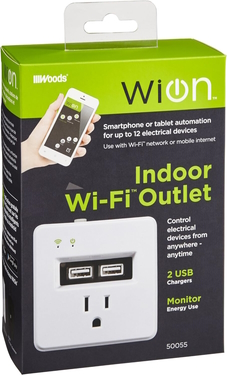Woods WiOn 50055 Indoor WiFi Outlet